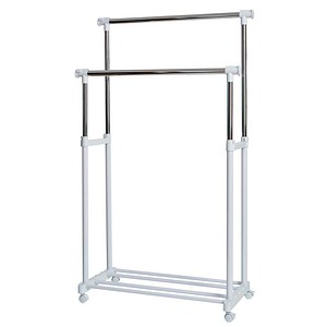 LOVE !T STORE !T Rollgarderobe 670124 weiß Metall ohne Haken 90,0 - 134,0 x 98,0 - 168,0 cm, 1 St.