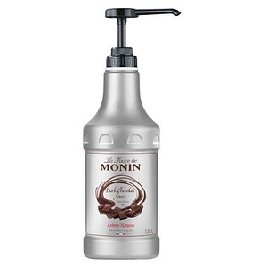 MONIN®  La Sauce de Dunkle Schokolade Dessertsauce, 1,89 l