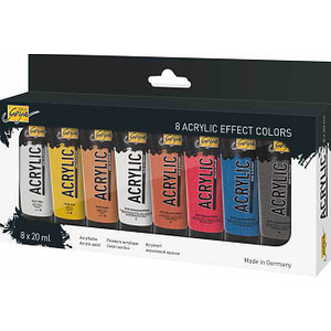 KREUL SOLO GOYA Acrylfarben farbsortiert 8 x 20,0 ml, 8 St.