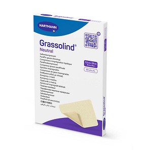 HARTMANN Salbenkompressen Grassolind® 4993130 beige 7,5 x 10,0 cm, 10 St.