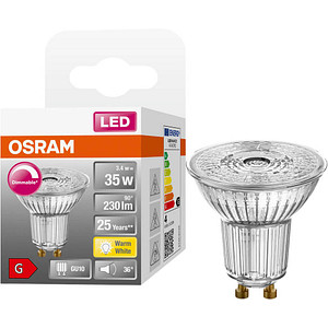 OSRAM LED-Lampe SUPERSTAR PAR16 GU10 3,4 W matt