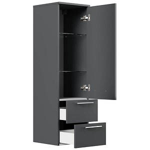 POSSEIK Bad-Hängeschrank 120 grafit 35,8 x 35,2 x 120,0 cm