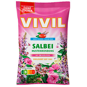 VIVIL® Salbei ohne Zucker Bonbons 33 St./ 120,0 g, 1 Pack