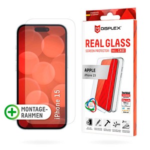 DISPLEX® Real Glass Schutz-Set für Apple iPhone 15