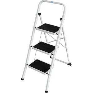 KRAUSE Klapptritt MONTO Toppy weiß 3 Stufen, H: 115,0 cm