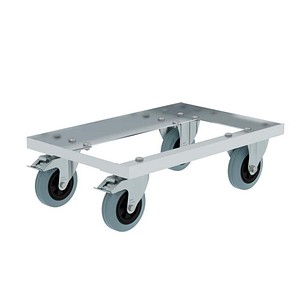 MUNK Transportroller silber 60,0 cm 40,0 cm bis 150,0 kg