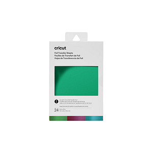 cricut™ Jewel Sampler Transferfolien für Schneideplotter 3 Farben je 8 St. farbsortiert 10,1 x 15,2 cm,  24 St.