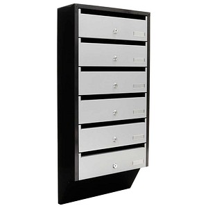 ROTTNER Briefkasten Depot T06368 silber, schwarz