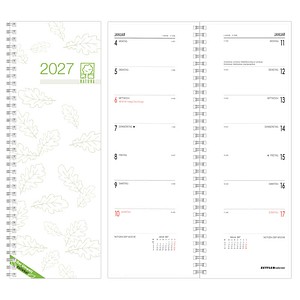 ZETTLER KALENDER Buchkalender Wochenvormerkbuch mit Steuerterminen 2027 beige, 1 St.