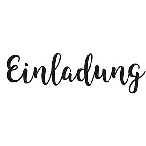 Rayher Motivstempel Einladung 3,0 x 9,0 cm, 1 St.