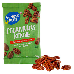 GENUSS PLUS PECANNUSSKERNE  100,0 g, 1 St.