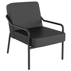 medso powered by PAPERFLOW Sessel MEDSO M schwarz Kunstleder 58,0 x 74,3 x 73,6 cm, 1 St.