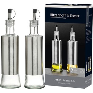 Ritzenhoff & Breker Essig-Öl-Spender Basic 2x 320,0 ml, 2 St.