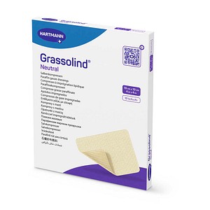 HARTMANN Salbenkompressen Grassolind® 4993140 beige 10,0 x 10,0 cm, 10 St.