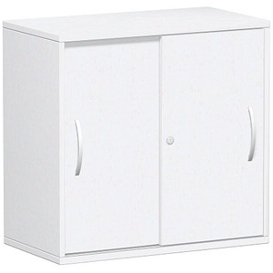 geramöbel Schiebetürenschrank Flex, S-382502-WW weiß 1 Fachboden 80,0 x 42,5 x 79,8 cm