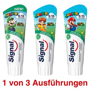 Signal JUNIOR SUPER MARIO 6-13 Jahre Kinderzahnpasta 75 ml