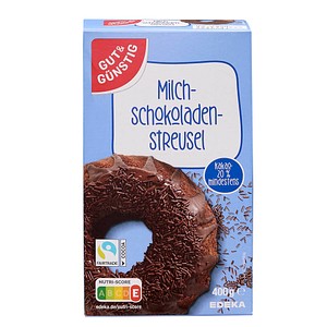 GUT&GÜNSTIG Milchschokoladenstreusel  400,0 g, 1 St.