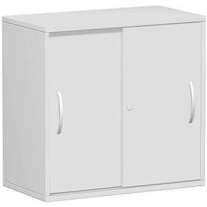 geramöbel Schiebetürenschrank Flex, S-382502-LL lichtgrau 1 Fachboden 80,0 x 42,5 x 79,8 cm