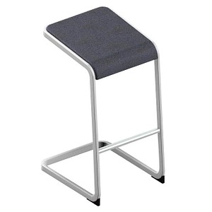 Quadrifoglio Barhocker C-STOOL OCSTOA01/2JUX anthrazit, 1 St.