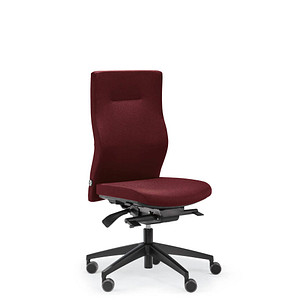 ORIGINAL STEIFENSAND Bürostuhl Seno Comfort, SC 2350112 257 Stoff rot, Gestell schwarz