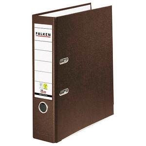 FALKEN Color Ordner dunkelbraun Kunststoff 8,0 cm DIN A4, 1 St.