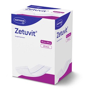 HARTMANN Saugkompressen  Zetuvit® steril 4137085 weiß 10,0 x 10,0 cm, 25 St.