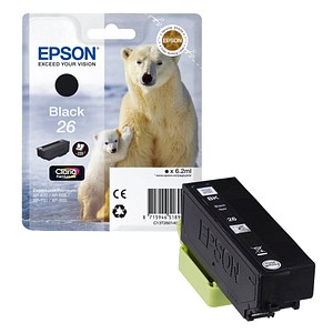 EPSON 26 / T2601  schwarz Druckerpatrone