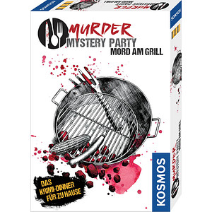 KOSMOS Murder Mystery Party Mord am Grill Krimmidinner für Zuhause, 1 St.