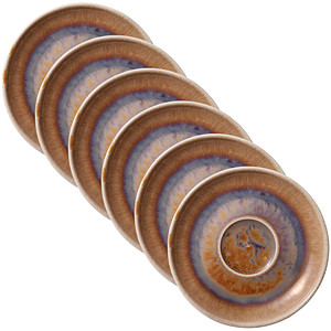 HEART & SOUL Untertassen Perfect Match Oyster braun Ø 14,0 cm, 6 St.