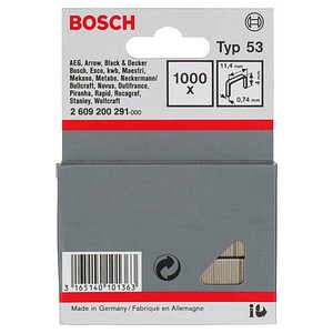 BOSCH Tackerklammern Typ 53 4 mm, 1.000 St.
