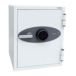 phoenix Tresor DATACARE mit Feuerschutz signalweiß 47,0 x 47,0 x 60,0 cm