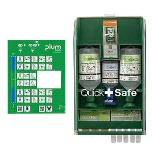 LEINA-WERKE Augenspülstation Quick-Safe Station Basic REF 44028 grün Kunststoff, 1 St.