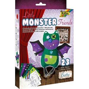folia Nähset Monster Friends Batty mehrfarbig