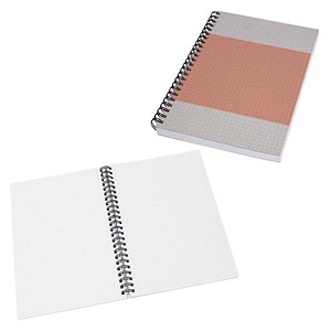 SIGEL Notizbuch Quicknote Coral Red ca. DIN A5 punktkariert, koralle/grau Softcover 160 Seiten, 1 St.