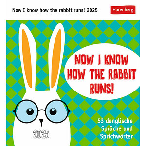 Harenberg Postkartenkalender Now i know how the Rabbit runs! 2025