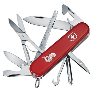 VICTORINOX Schweizer Taschenmesser Fisherman rot, 1 St.