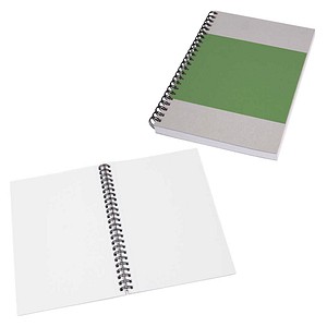 SIGEL Notizbuch Quicknote Impulse Green ca. DIN A5 blanko, grün/grau Softcover 160 Seiten, 1 St.
