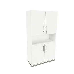 fm Regalschrank Oldenburg, 4260649684023 weiß 100,0 cm 44,2 cm, 1 St.