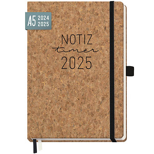 Häfft® Verlag Buchkalender Kork 2024/2025 braun