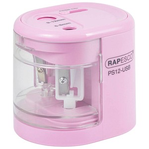 RAPESCO® elektrischer Anspitzer PS12 rosa