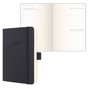 SIGEL Taschenkalender Conceptum 2027 schwarz, 1 St.
