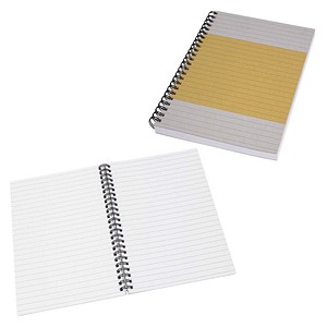 SIGEL Notizbuch Quicknote Bright Yellow ca. DIN A5 liniert, gelb/grau Softcover 160 Seiten, 1 St.
