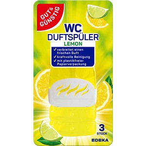 GUT&GÜNSTIG WC-Duftspüler Lemon, 3 St.