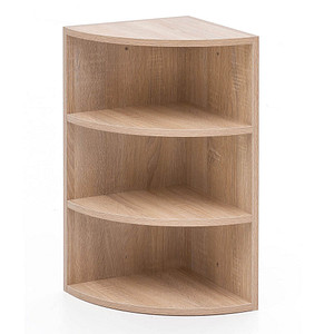 WOHNLING Eckregal braun 30,0 x 30,0 x 60,0 cm, 1 St.