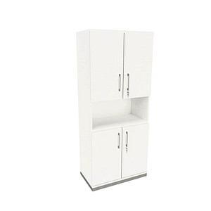 fm Regalschrank Oldenburg, 4260649684030 weiß 80,0 cm 44,2 cm, 1 St.