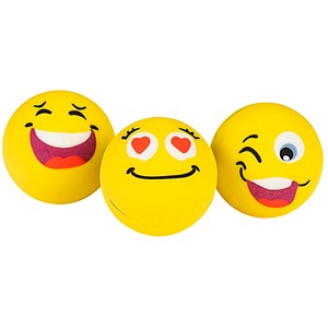 WEDO Radiergummi Smilie gelb, 3 St.