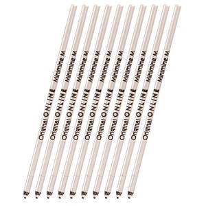 ONLINE® D1 Kugelschreiberminen M schwarz, 10 St.