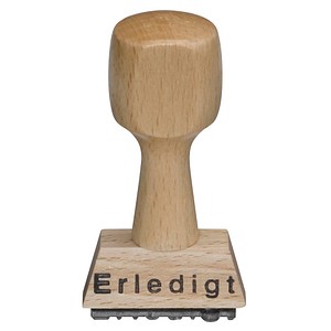 Textstempel "Erledigt" ohne Logo, 1 St.