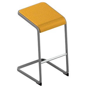 Quadrifoglio Barhocker C-STOOL OCSTOA01/35RA gelb, 1 St.