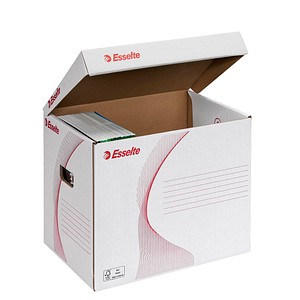 Esselte Archivcontainer weiß 39,8 x 28,0 x 30,2 cm, 10 St.